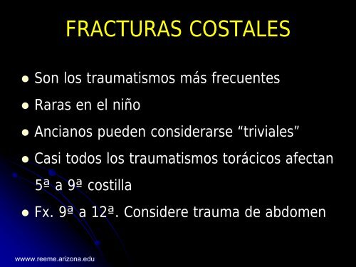 Traumatismos De La Pared TorÃ¡cica - Reeme.arizona.edu