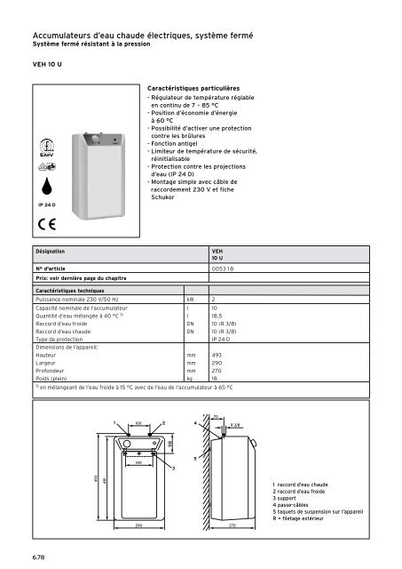 Liste de prix - Vaillant