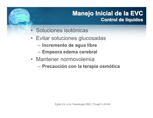 Manejo Inicial del Paciente con Enfermedad Vascular Cerebral