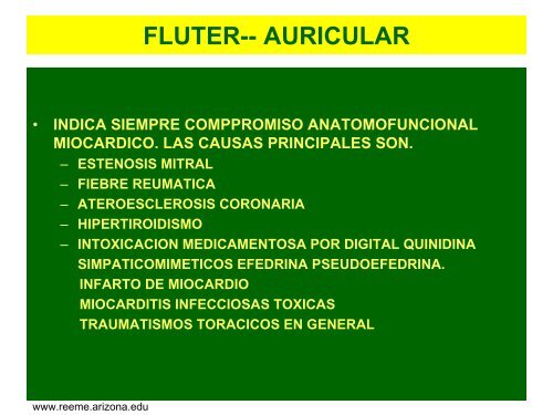 Arritmias Cardiacas: Diagnostico y Tratamiento - Reeme.arizona.edu