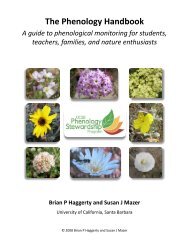 The Phenology Handbook - USA National Phenology Network