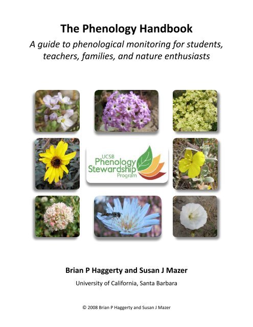 The Phenology Handbook - USA National Phenology Network