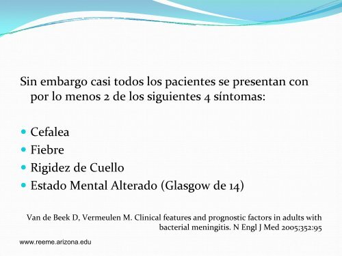 Meningitis Bacteriana Aguda en la Comunidad - Reeme.arizona.edu