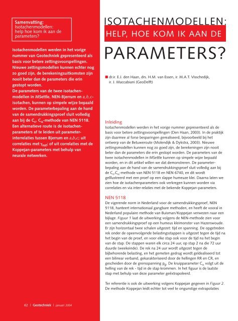 pdf artikel - Geotechniek