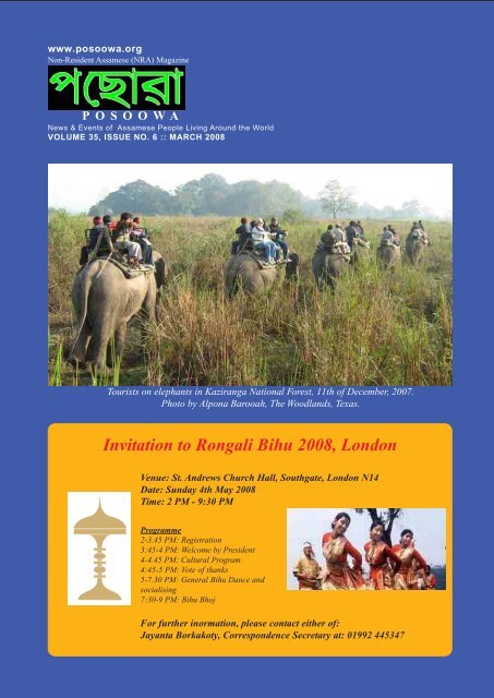 Volume 35, Issue 6, March 2008 - Posoowa