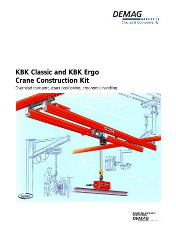 KBK Classic and KBK Ergo Crane Construction Kit - Demag Cranes ...