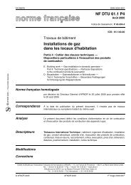 Nf Dtu 61.1 P2 Compil Installations De Gaz Dans Les Locaux D ...