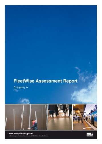 Sample Fleetwise Assessment Report - Department of Transport