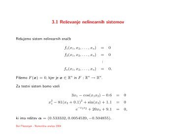 3. Nelinearni sistemi