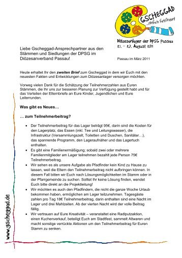 Vorlage Newsletter 2 - DPSG Passau