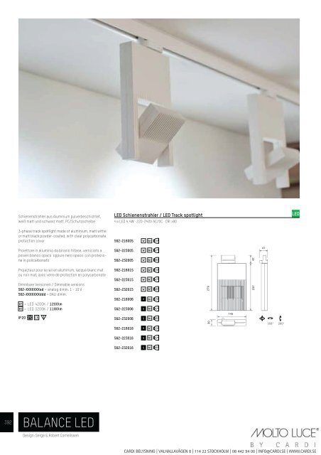 Leds Balanci BALANCE LED - Cardi