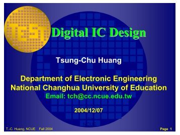 Digital IC Design