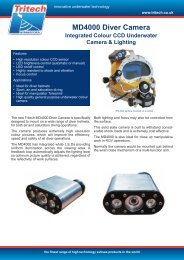 Tritech MD4000 Diver Camera