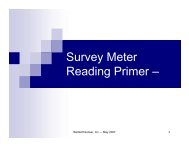 Download Survey Meter Reading Primer - Bartlett Nuclear