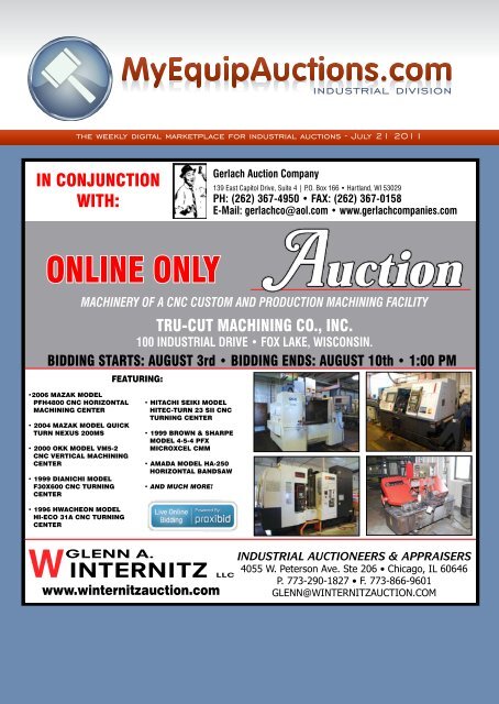 Online Only Myequipauctions Com