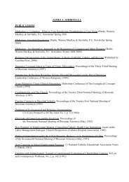 Complete List of Publications and Lectures by James A. Serritella