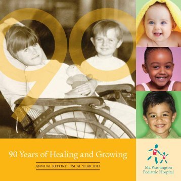 2011 Annual Report for Mt. Washington Pediatric Hospital