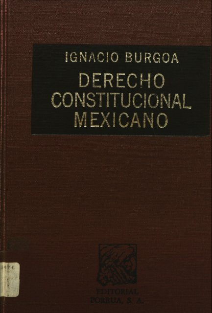 derecho constitucional mexicano 1