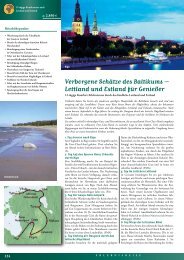 Verborgene Schätze des Baltikums – Lettland und Estland für ...