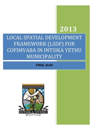 Cofimvaba LSDF & Plans.pdf2013.pdf - Provincial Spatial ...