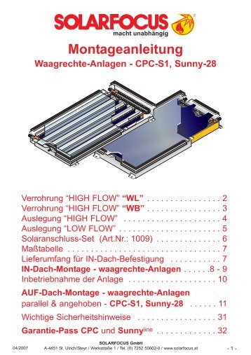 Montageanleitung Waagrechte-Anlagen - CPC-S1, Sunny-28