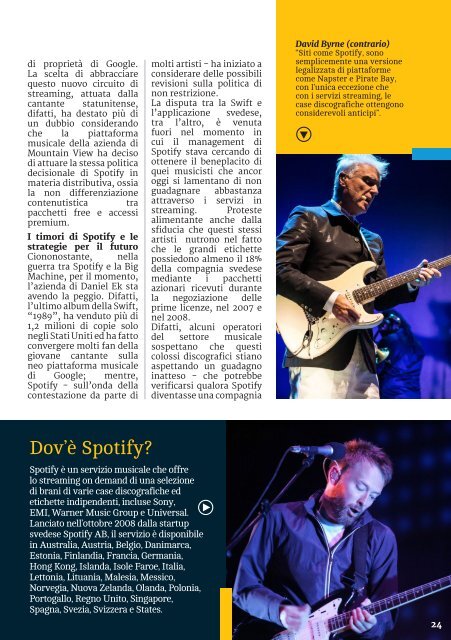 Impatto Magazine: Dubbi su Spotify // N. #8 // 25 novembre 2014
