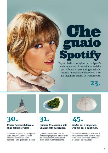 Impatto Magazine: Dubbi su Spotify // N. #8 // 25 novembre 2014