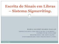 Escrita de Sinais em Libras â Sistema Signwriting.