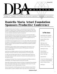 Spring 2003 - Diamond Blackfan Anemia Foundation, Inc.