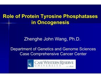 Role of Protein Tyrosine Phosphatases in Oncogenesis