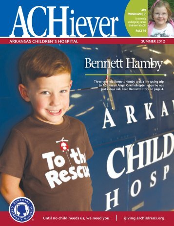 Summer 2012 - Arkansas Children's Hospital