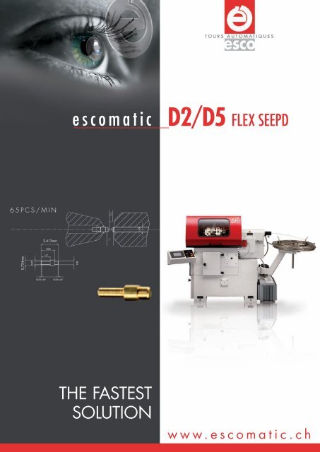 Download D2/D5 Flex Speed brochure (PDF) - Escomatic