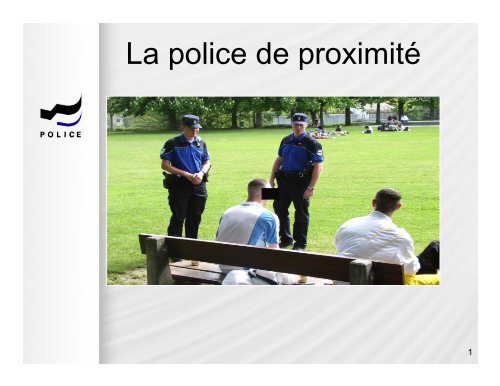 La police de proximitÃ© - Police cantonale Fribourg