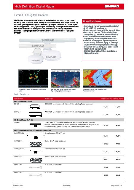 Simrad Prisbog 2010 DKK - ZEPHYR MARINE