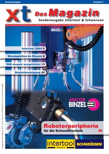 Magazin Sonderausgabe Intertool & Schweissen Das - x-technik