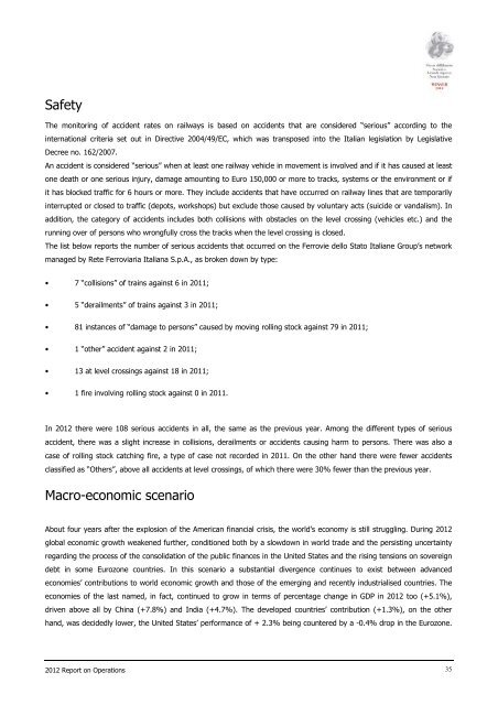 financial statements at 31 december - Ferrovie dello Stato Italiane