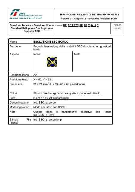 SSB SCMT SSC_SRS_revC_Allegato 12 modifiche ... - Trenitalia