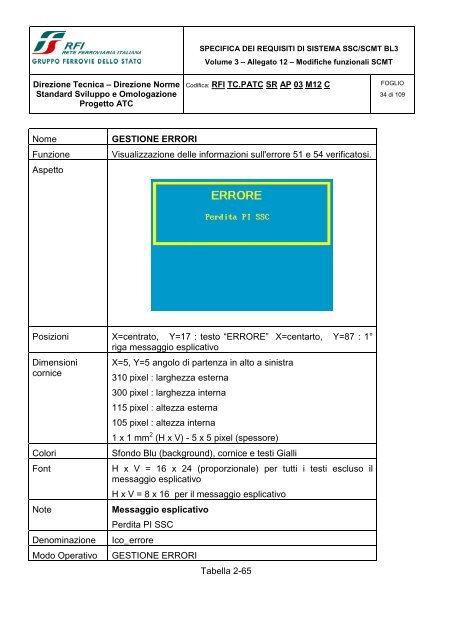 SSB SCMT SSC_SRS_revC_Allegato 12 modifiche ... - Trenitalia