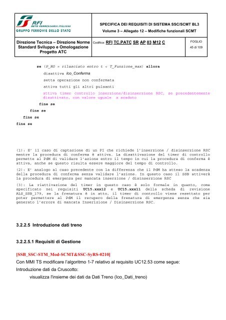 SSB SCMT SSC_SRS_revC_Allegato 12 modifiche ... - Trenitalia