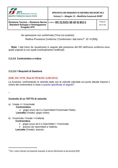 SSB SCMT SSC_SRS_revC_Allegato 12 modifiche ... - Trenitalia