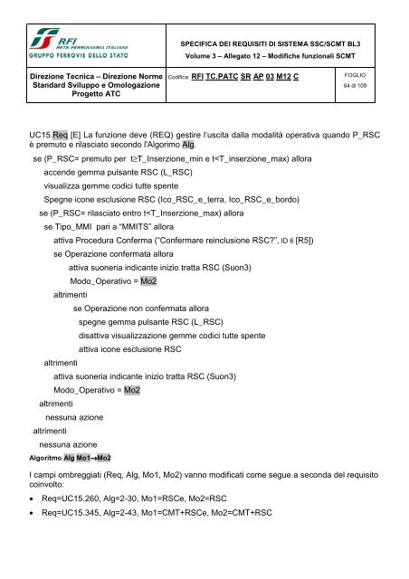 SSB SCMT SSC_SRS_revC_Allegato 12 modifiche ... - Trenitalia