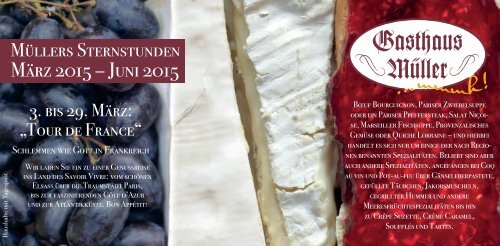 Müllers Sternstunden März 2015 – Juni 2015