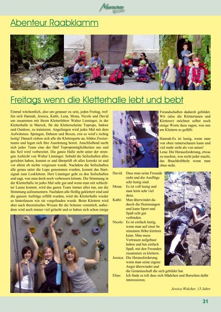 Ausgabe 2009/3 Informationen Berichte Kultur Sport Vereine - Mureck