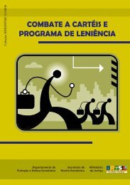 COMBATE A CARTÉIS E PROGRAMA DE LENIÊNCIA - ComprasNet