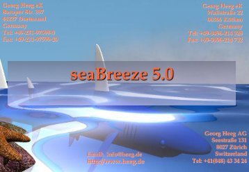 seaBreeze 5.0 - Georg Heeg eK