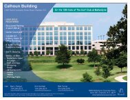 Calhoun Building Flyer - Ballantyne Corporate Park