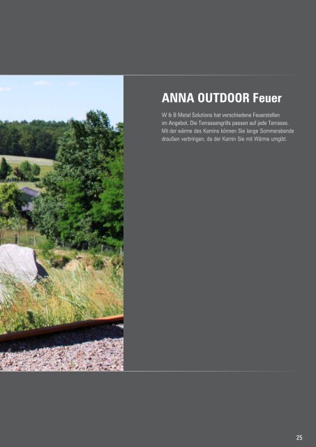 ANNA OUTDOOR Katalog - W & B Metal Solutions