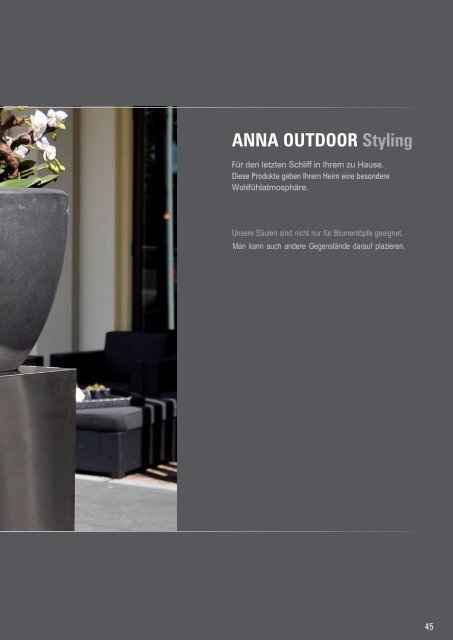 ANNA OUTDOOR Katalog - W & B Metal Solutions