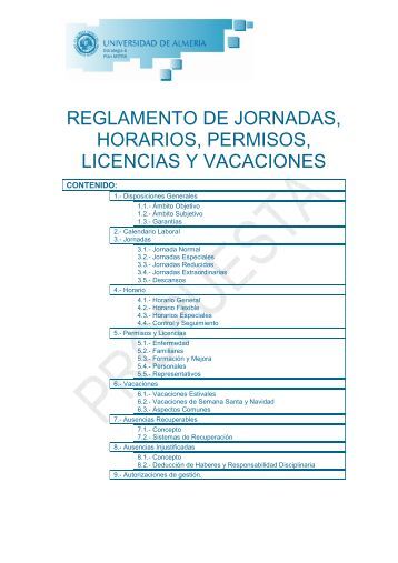 Reglamento De Jornadas Horarios Permisos Licencias Y | permisos licencias y vacaciones stapv Reglamento De Jornadas Horarios Permisos Licencias Y | permisos licencias y vacaciones stapv