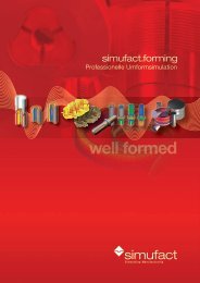 Professionelle Umformsimulation mit Simufact.forming